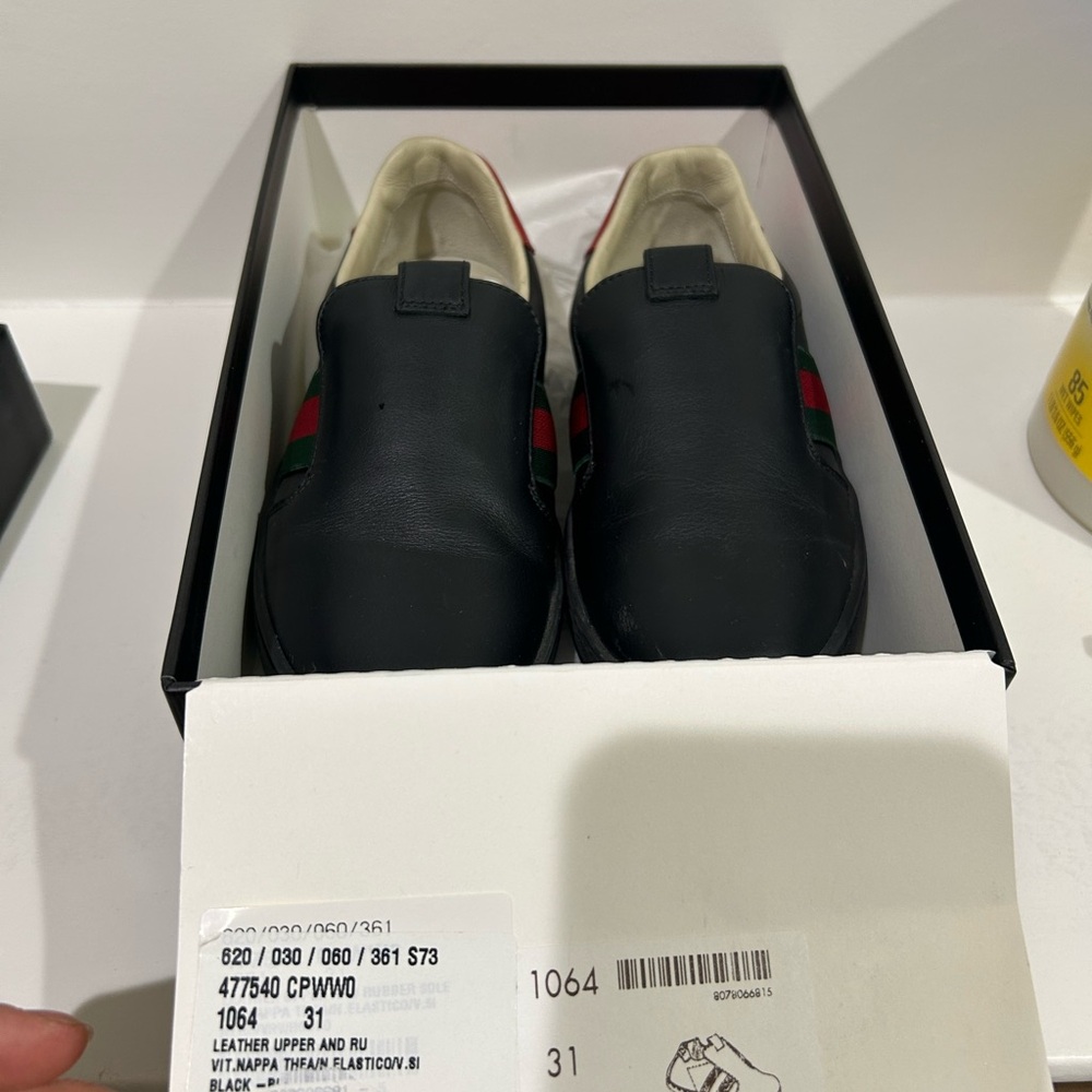 Gucci Black Sneakers Slip-On Casual Shoes